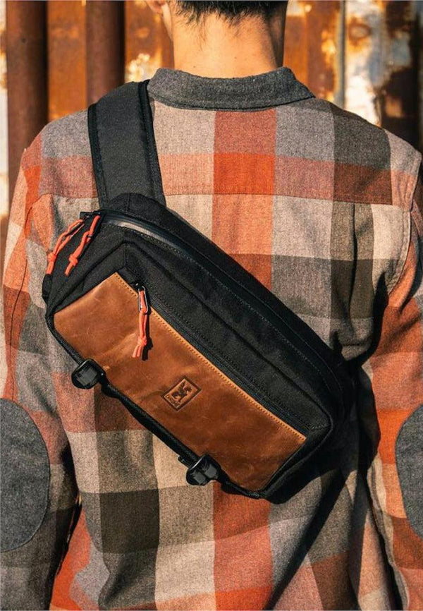 Chrome Industries Mini Kadet Sling Leather Black