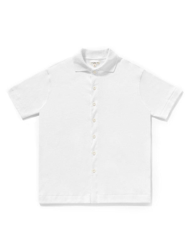 トップス LADY WHITE CO. S/S PLACKET POLO DUST M Lady White Co. Placket Polo White - MORE by Morello Indonesia