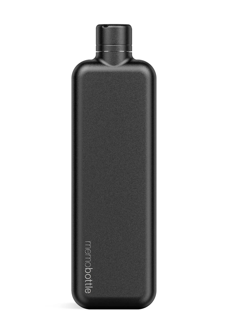 Memobottle Slim Stainless Steel Black 600ml