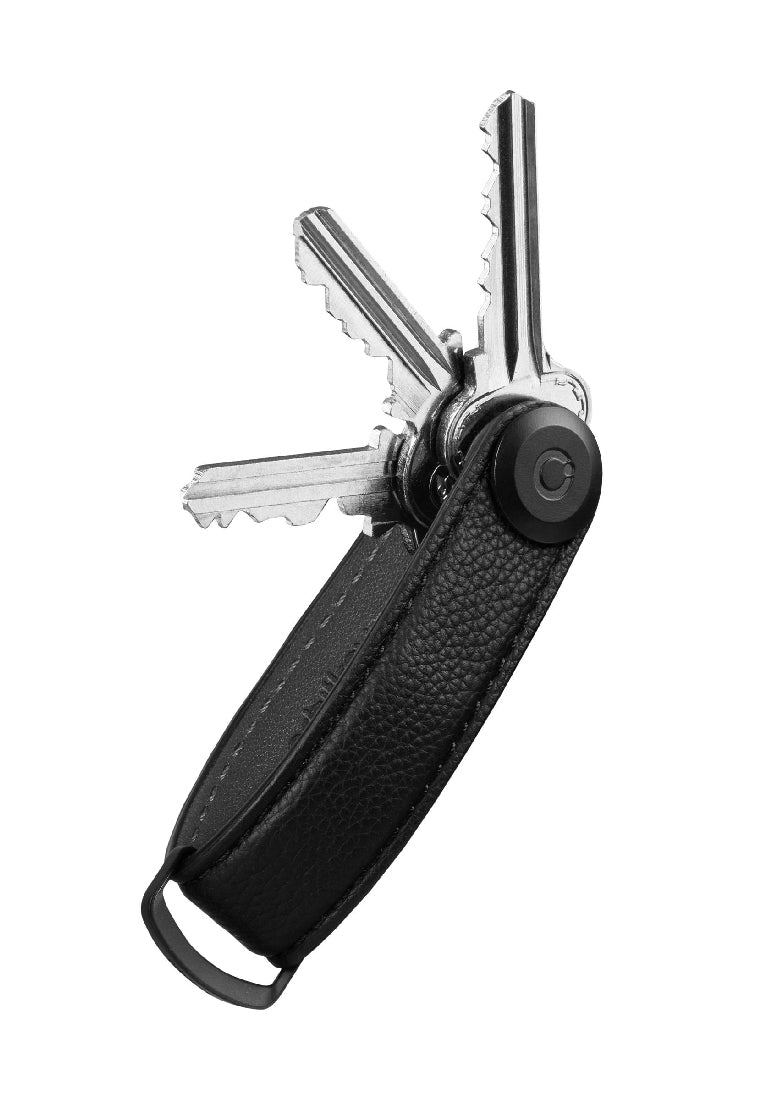 Orbitkey Pebbled Leather Key Organiser Caviar