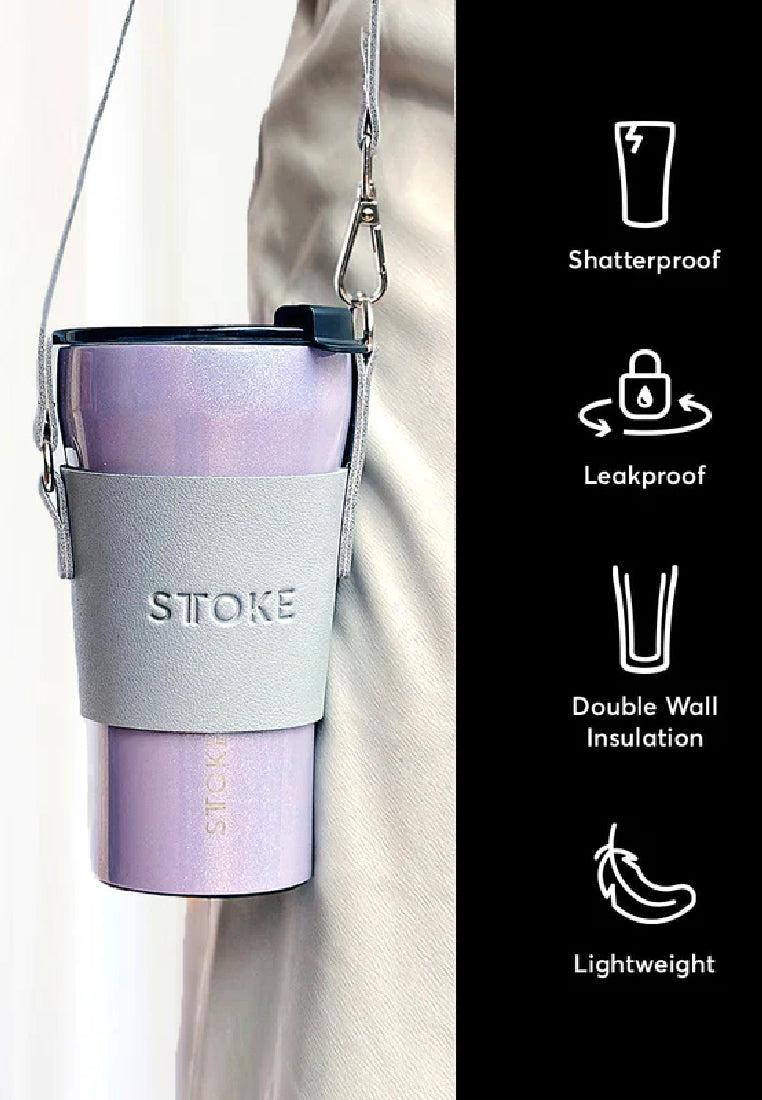 Sttoke Limited Edition Insulated Ceramic Cup 12oz Unicorn Purple