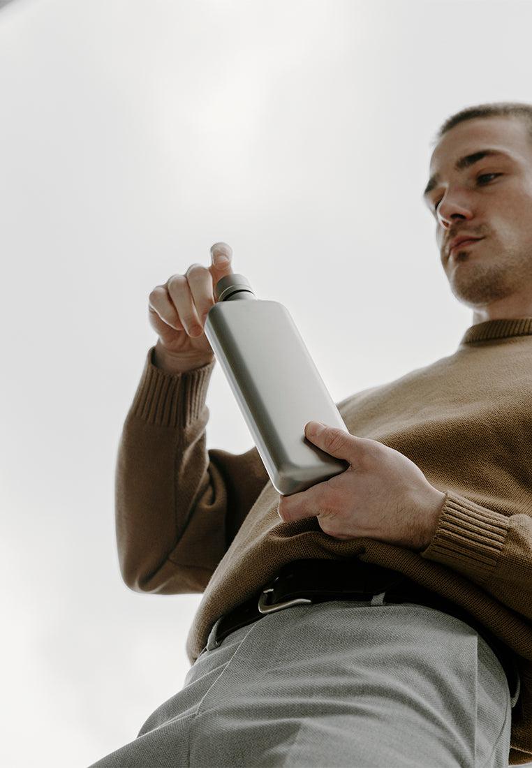 Memobottle Slim Stainless Steel Satin 600ml