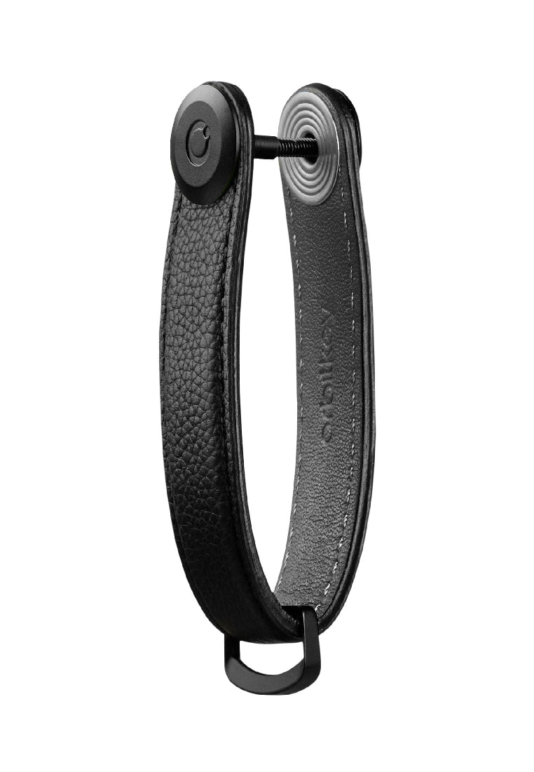 Orbitkey Pebbled Leather Key Organiser Caviar