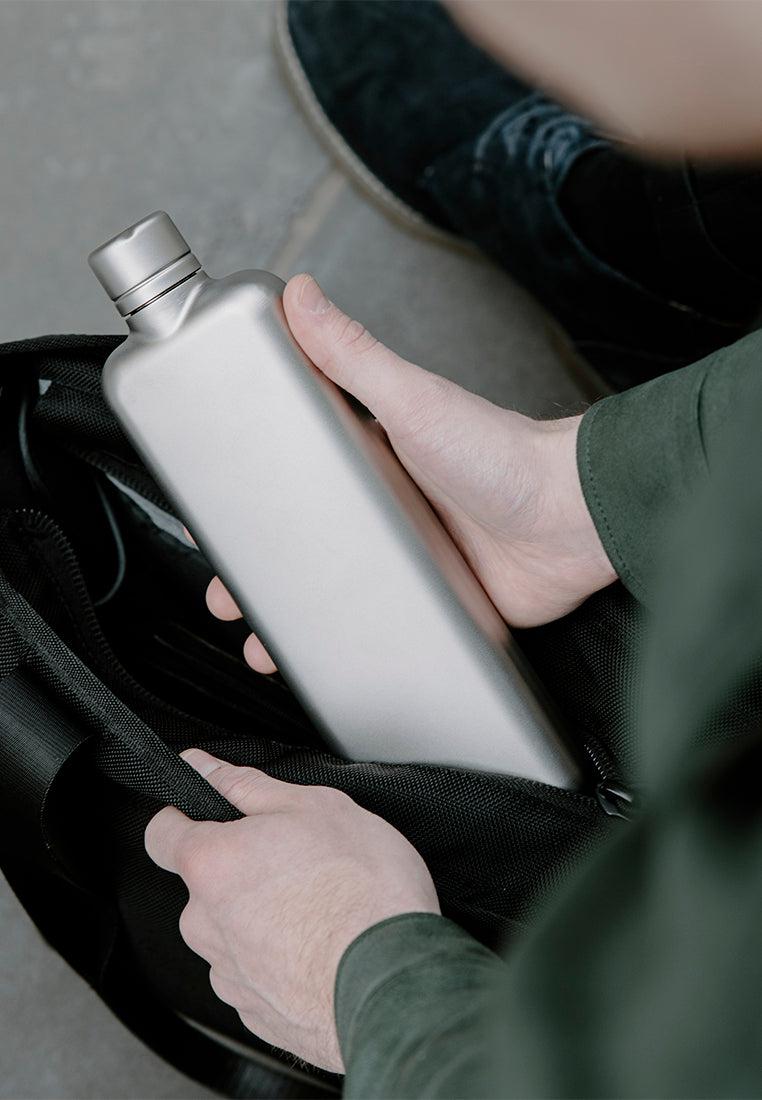 Memobottle Slim Stainless Steel Satin 600ml