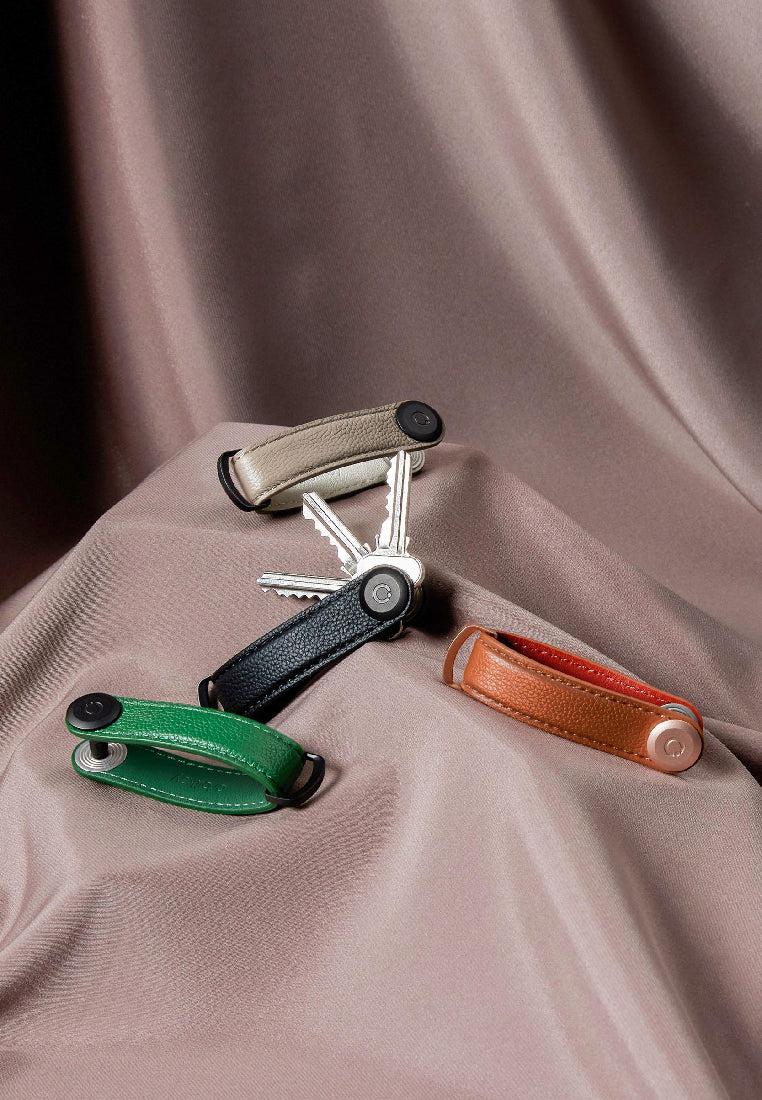 Orbitkey Pebbled Leather Key Organiser Caviar