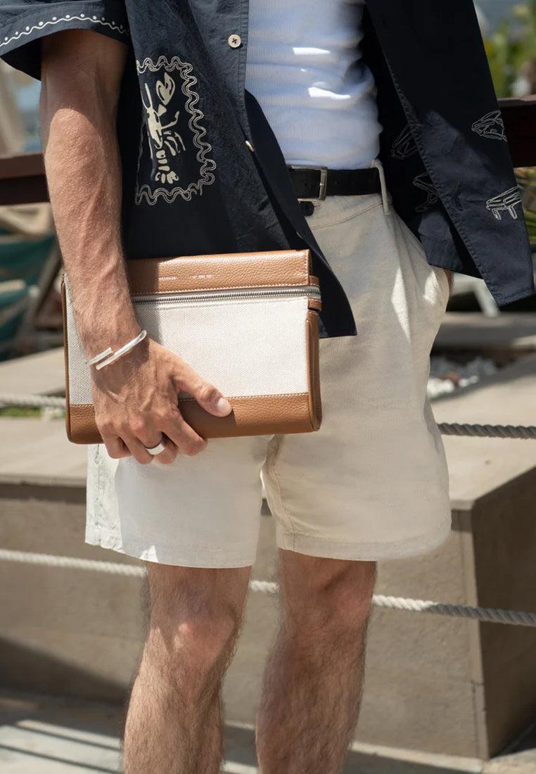 Grams28 127 Folio Clutch Canvas La Siesta