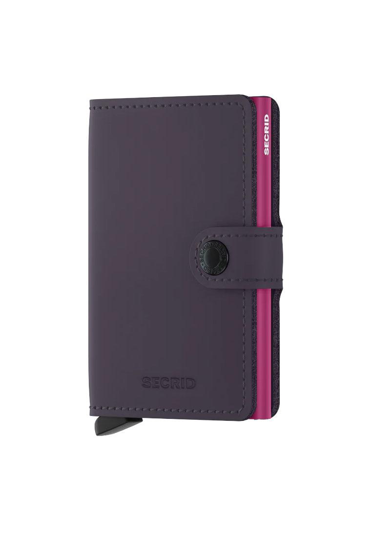 Secrid Miniwallet Matte Dark Purple Fuchsia