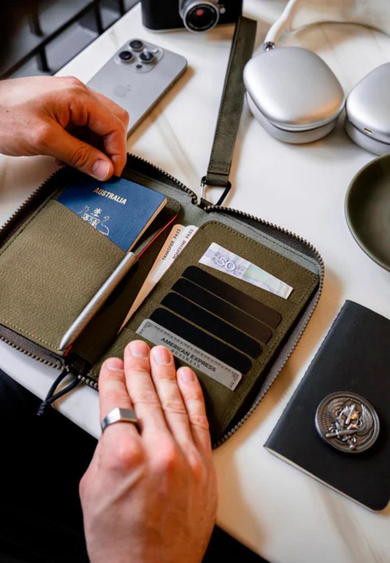 Alpaka Zip Passport Wallet