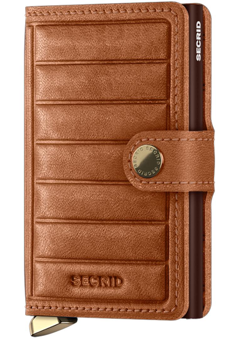 Secrid Premium Edition Miniwallet Emboss Lines Cognac