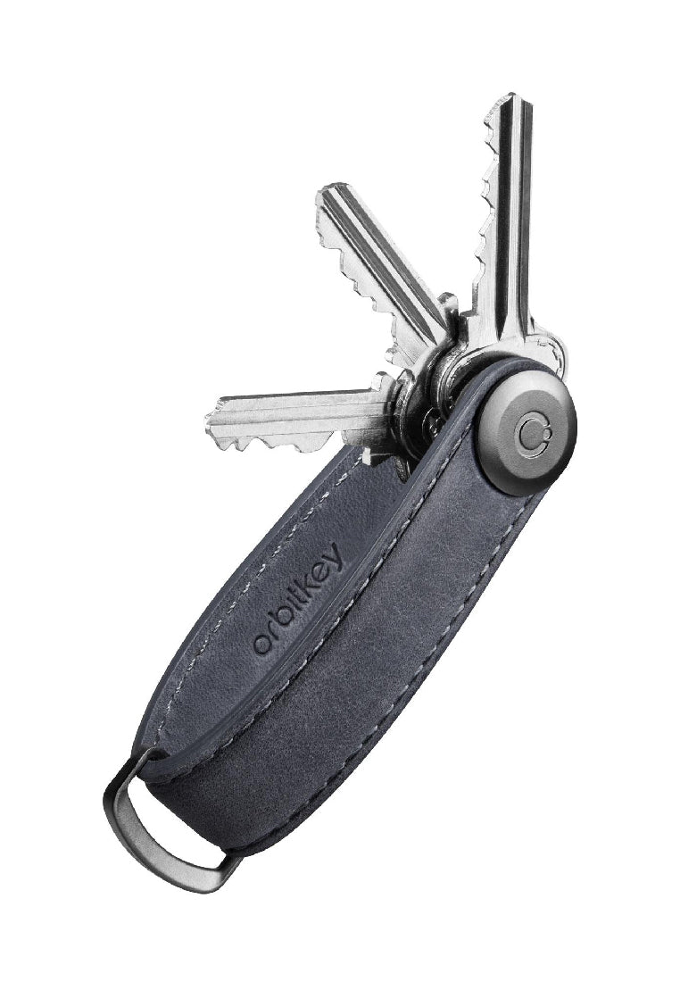 Orbitkey Crazy Horse Leather Steel Grey - MORE by Morello Indonesia