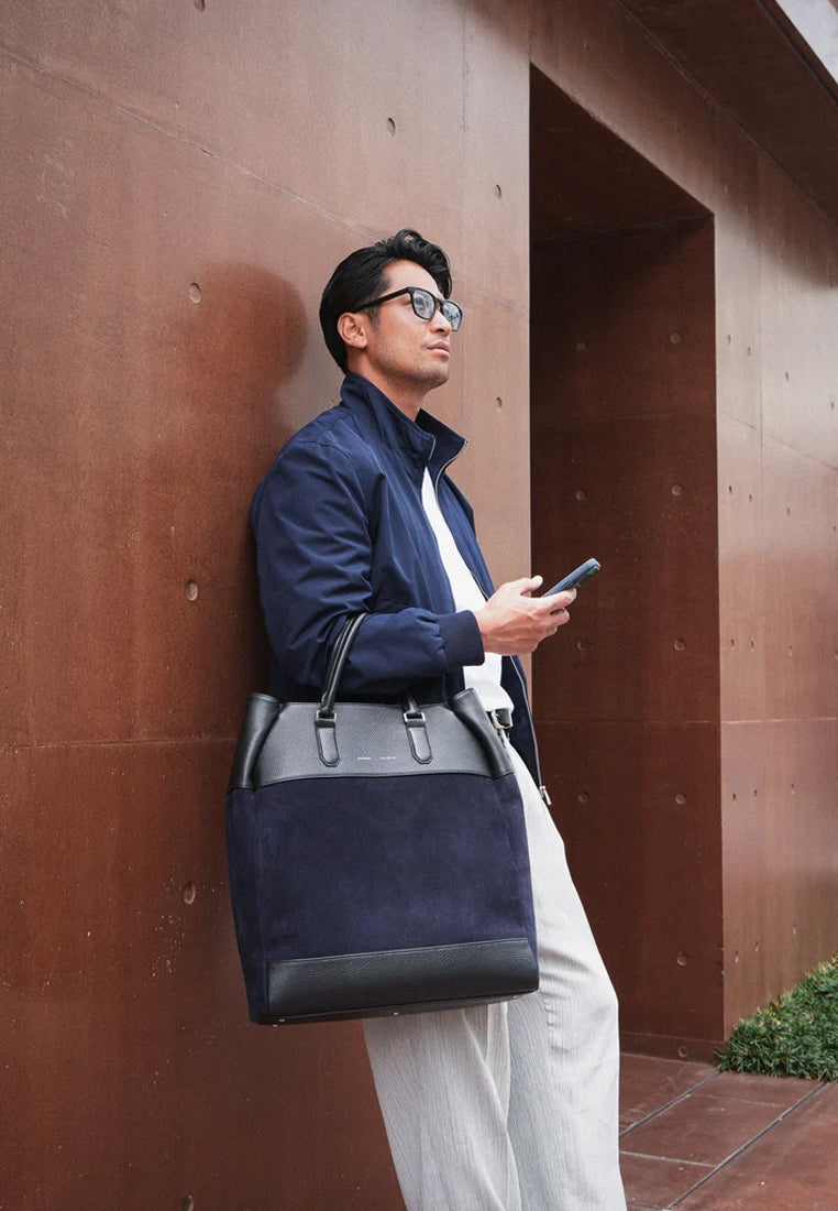 Grams28 185 Tote Bag Suede