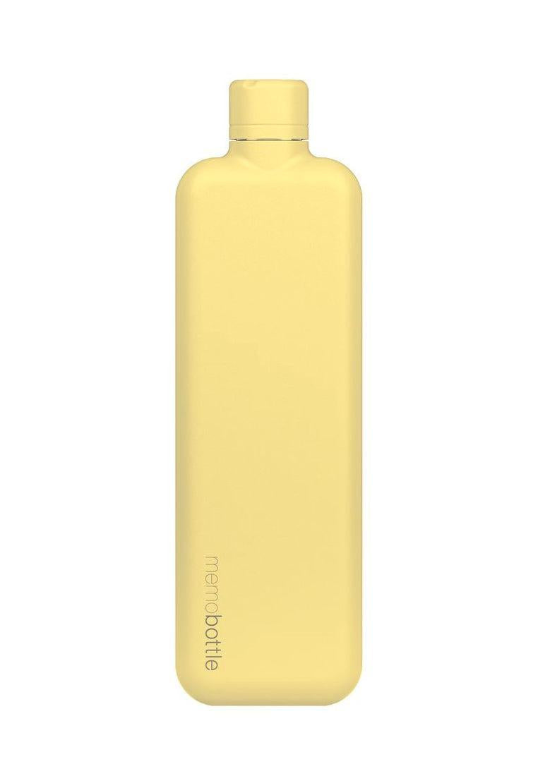 Memobottle Slim Stainless Steel Butter Yellow 600ml