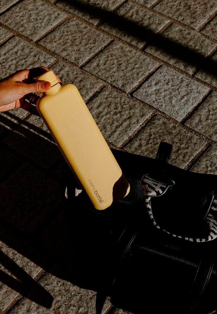 Memobottle Slim Stainless Steel Butter Yellow 600ml