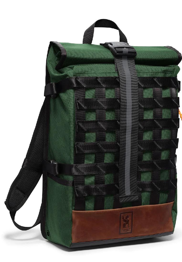 Chrome Industries Barrage Cargo Backpack Leather Green