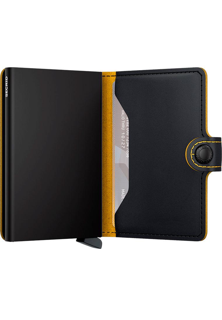 Secrid Miniwallet Matte Black Ochre