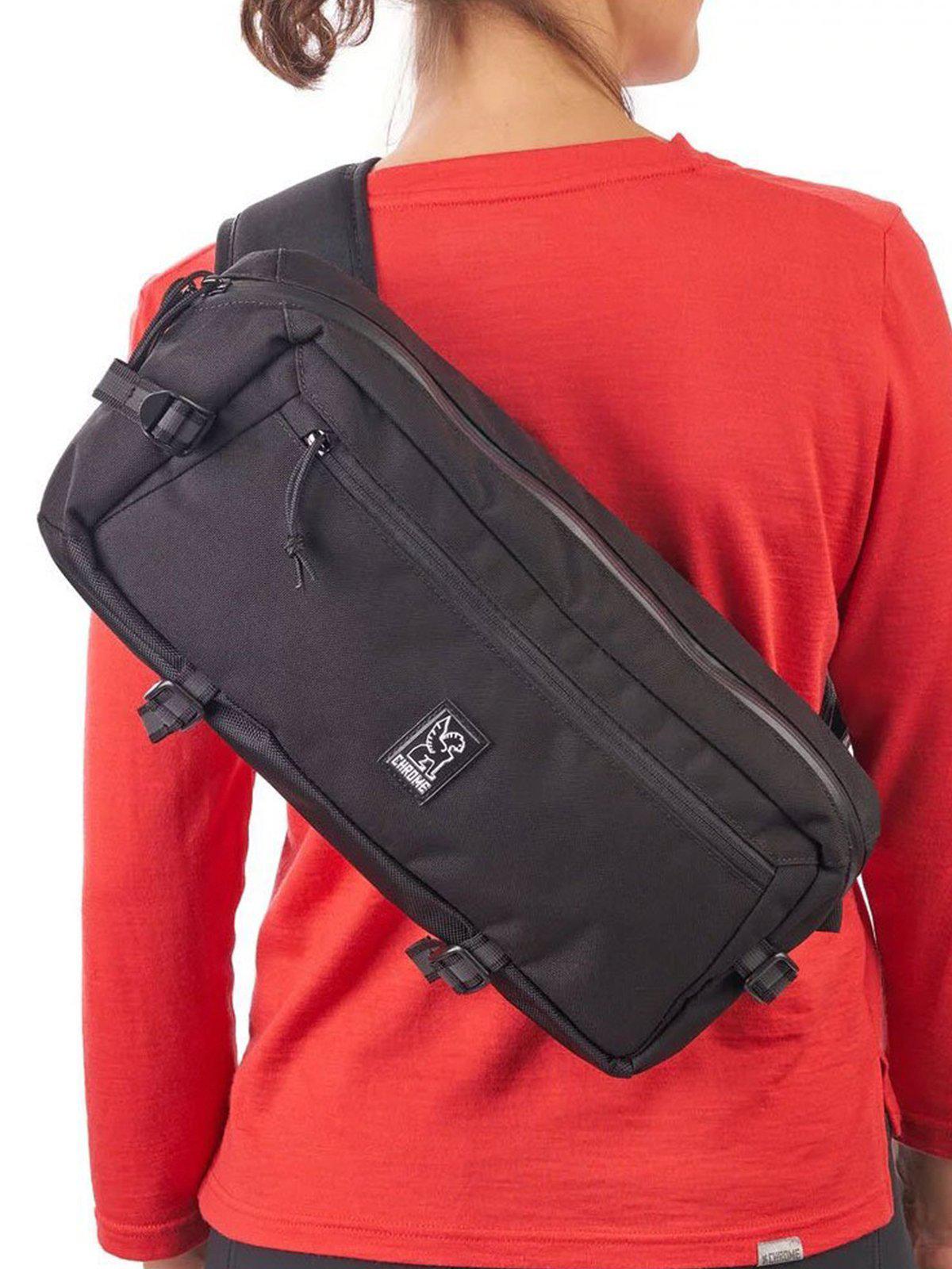 Chrome Industries Kadet Nylon Sling Bag Black Aluminium - MORE by Morello Indonesia