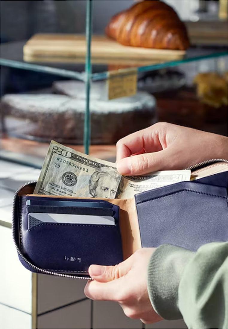 zip wallet bellroy Bellroy Zip Wallet Deep Plum RFID