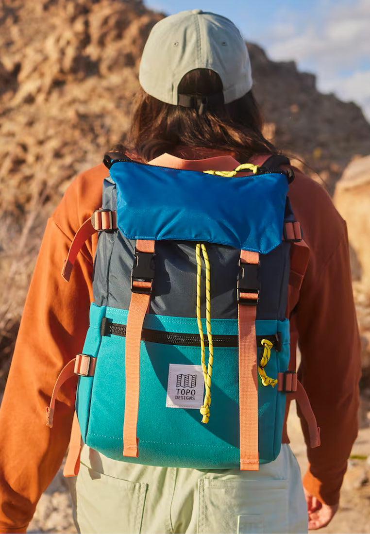 Topo Designs Rover Pack Printed Khaki Meteor MORE by Morello