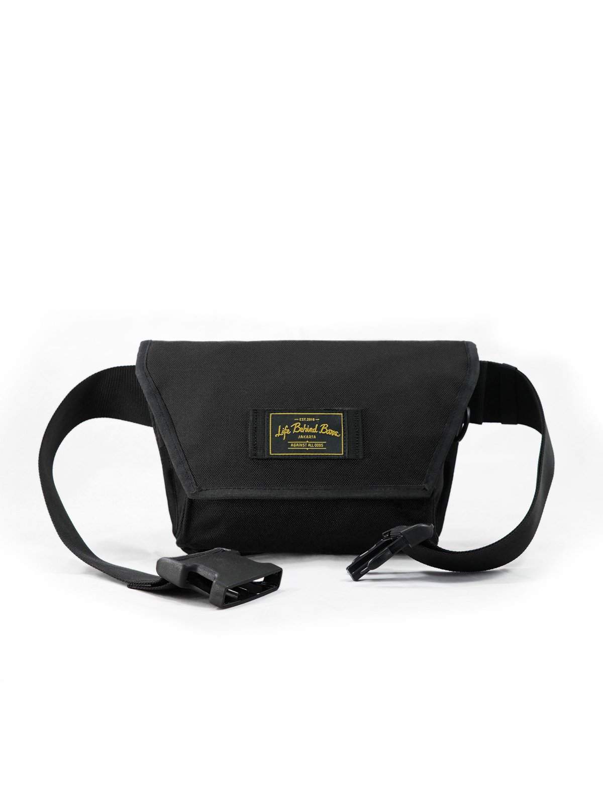 Life Behind Bars The Musette Hip Pouch Black - MORE by Morello Indonesia