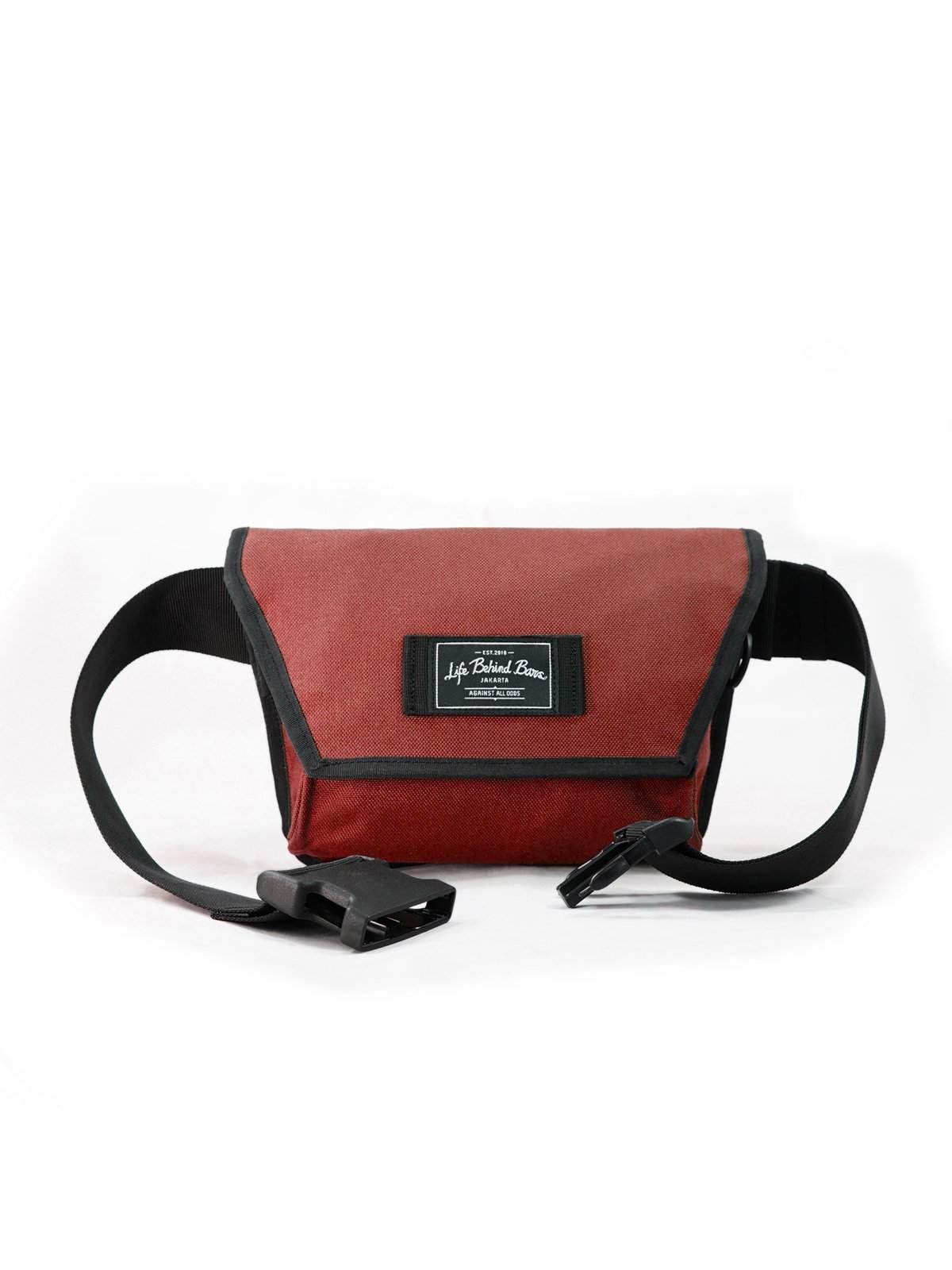 Life Behind Bars The Musette Hip Pouch Deep Red - MORE by Morello Indonesia