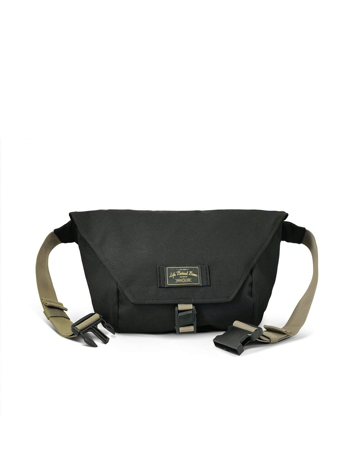 Life Behind Bars The Slingshot 9L Sling Bag Black Coyote - MORE by Morello Indonesia