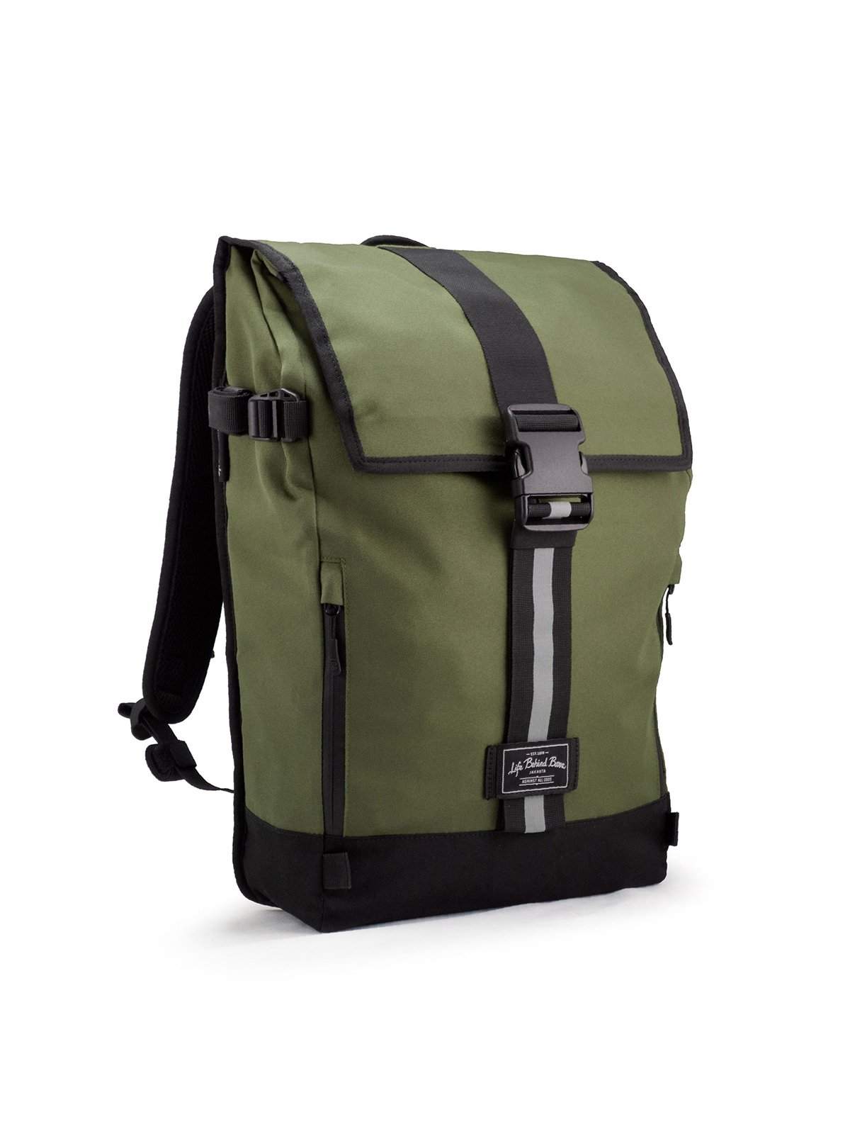 Life Behind Bars The Breakaway 27L Backpack Olive - MORE by Morello Indonesia