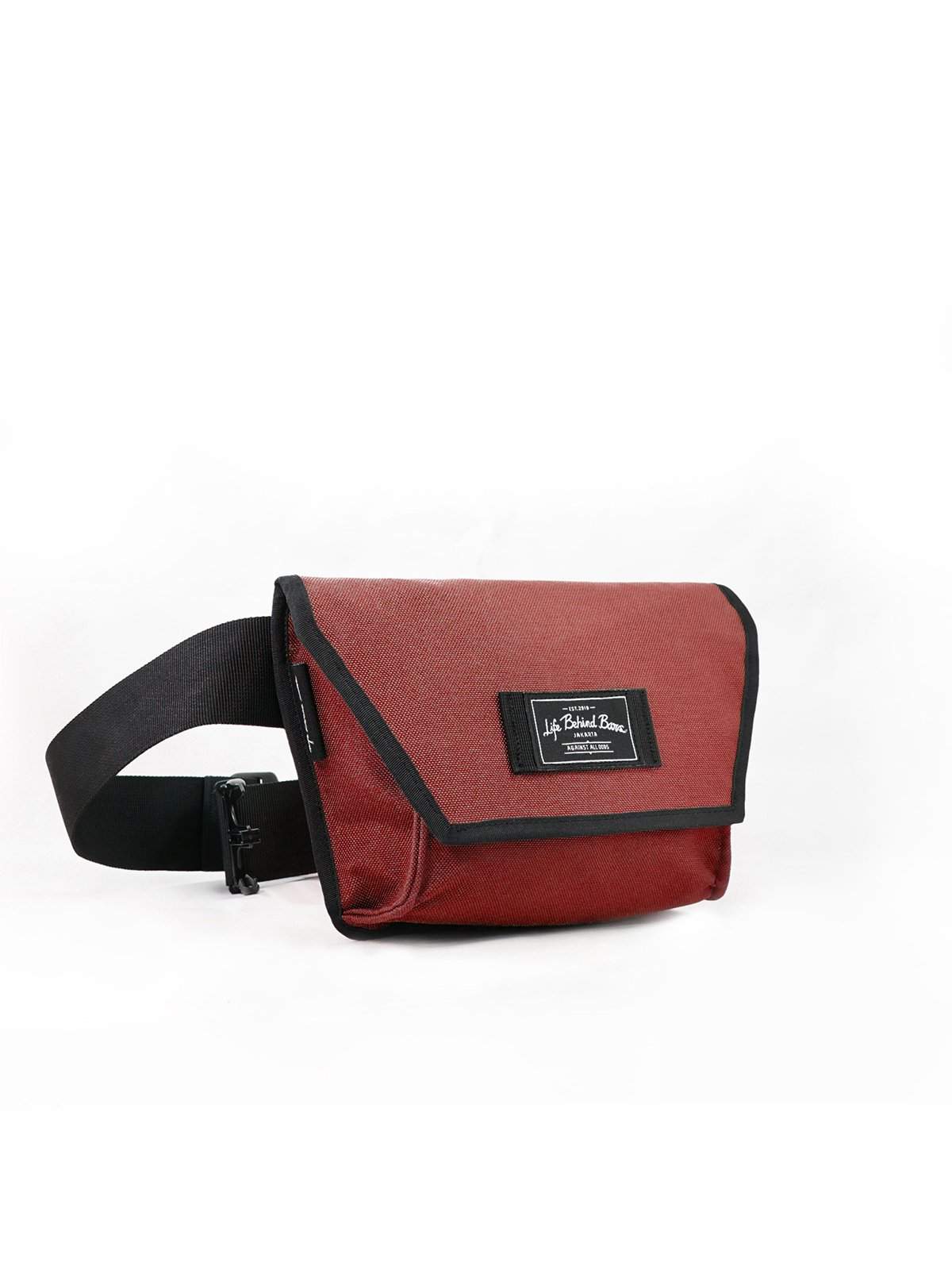 Life Behind Bars The Musette Hip Pouch Deep Red - MORE by Morello Indonesia