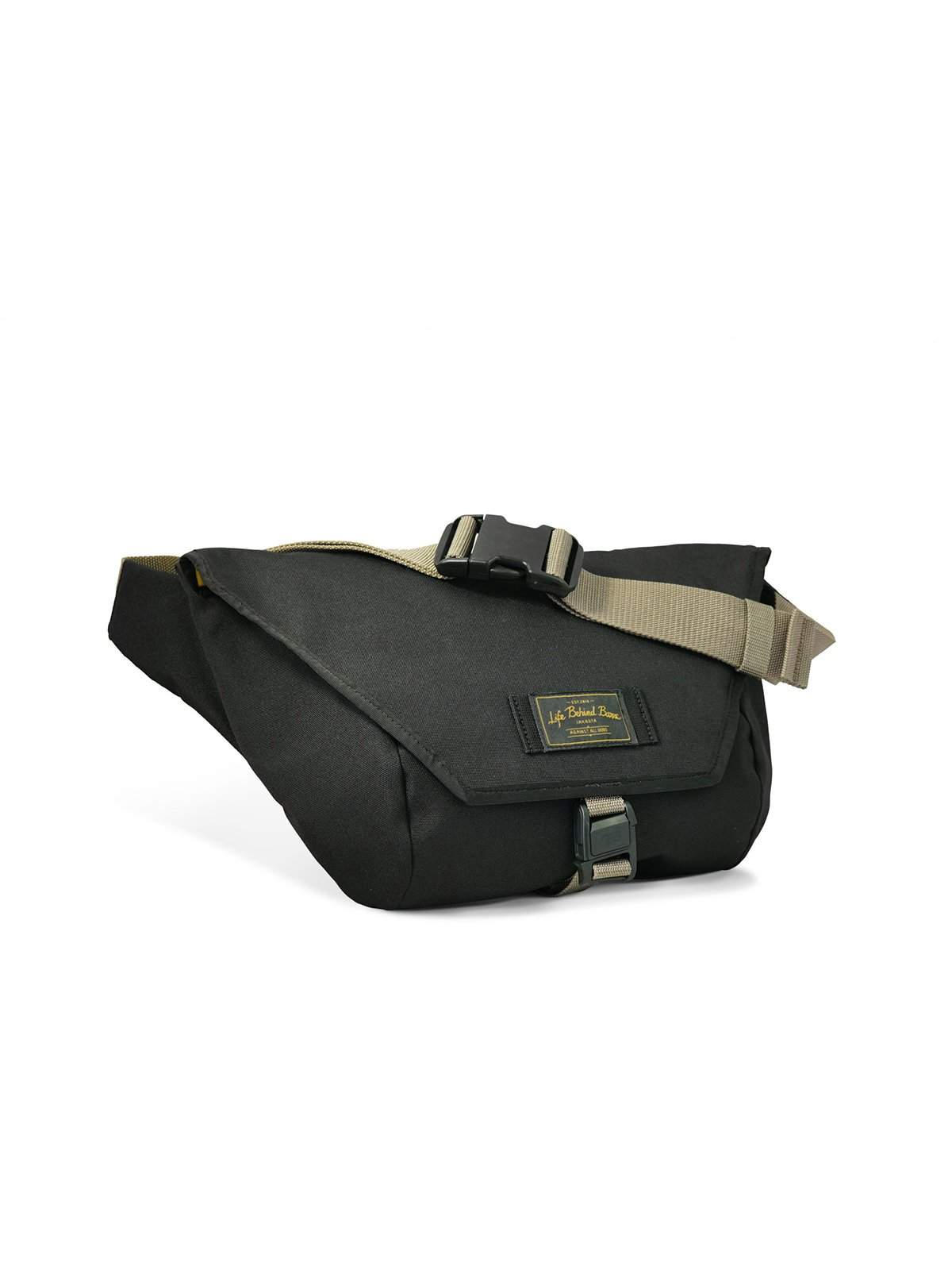 Life Behind Bars The Slingshot 9L Sling Bag Black Coyote - MORE by Morello Indonesia
