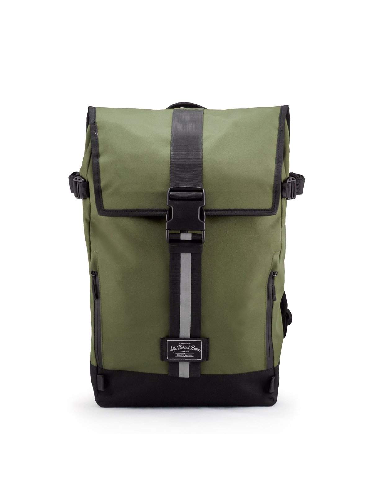 Life Behind Bars The Breakaway 27L Backpack Olive - MORE by Morello Indonesia