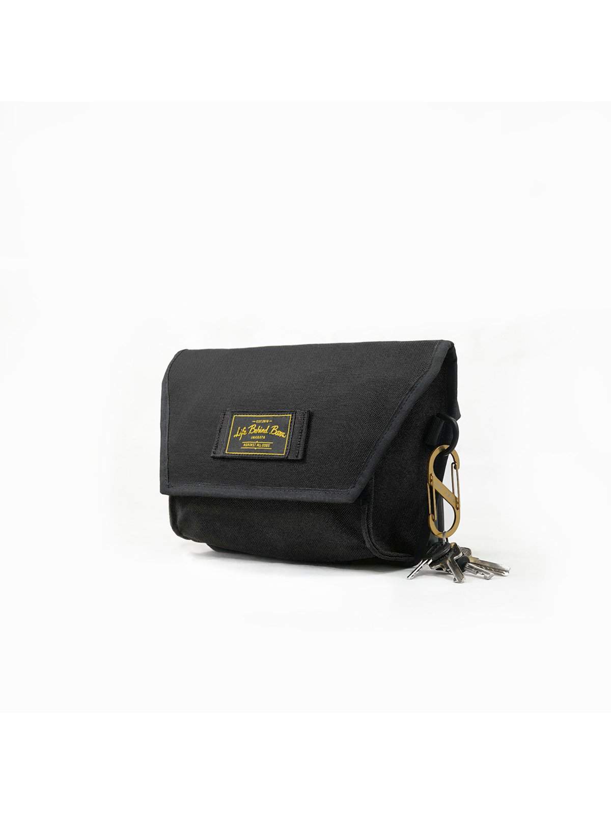 Life Behind Bars The Musette Hip Pouch Black - MORE by Morello Indonesia