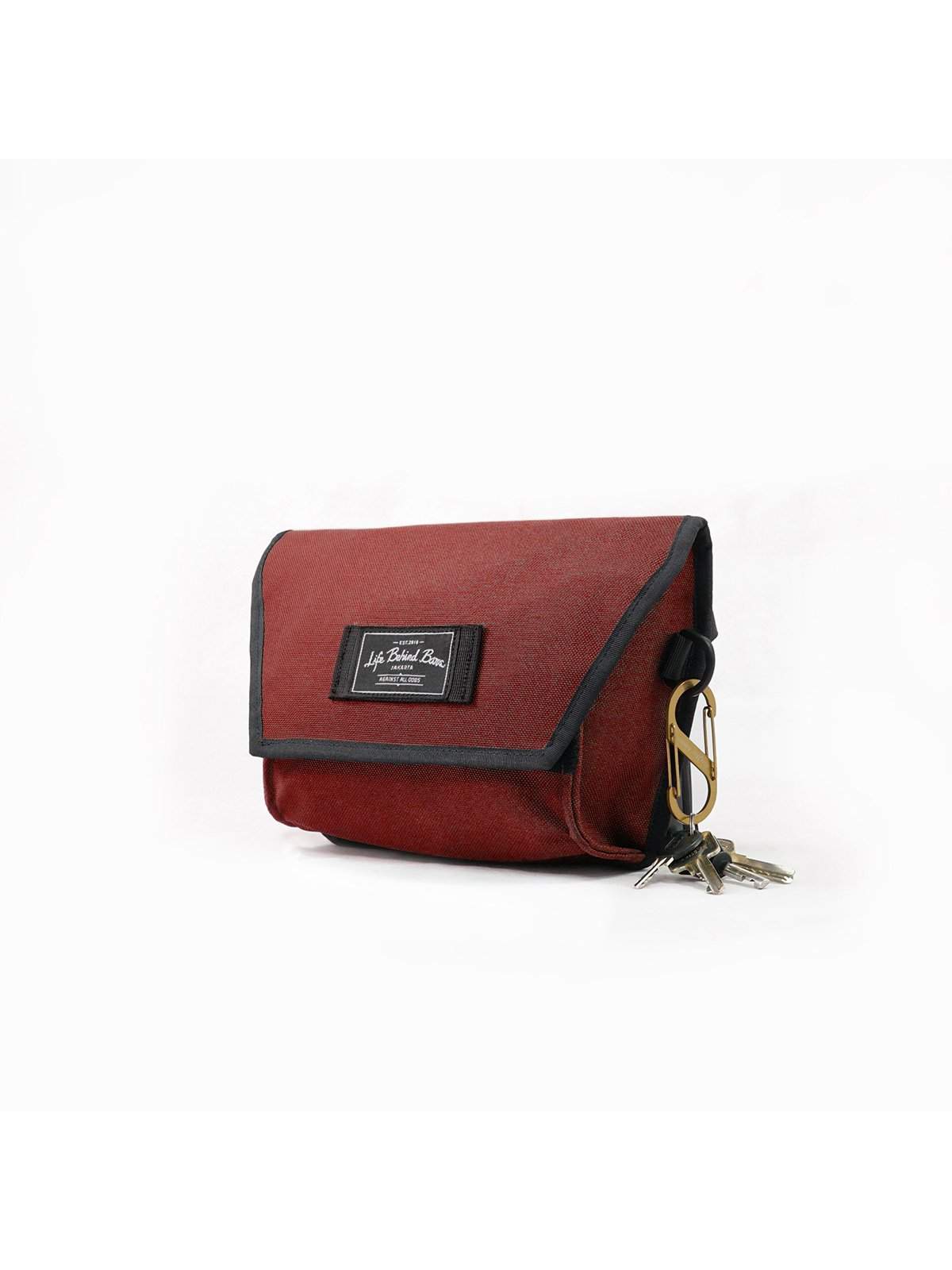 Life Behind Bars The Musette Hip Pouch Deep Red - MORE by Morello Indonesia