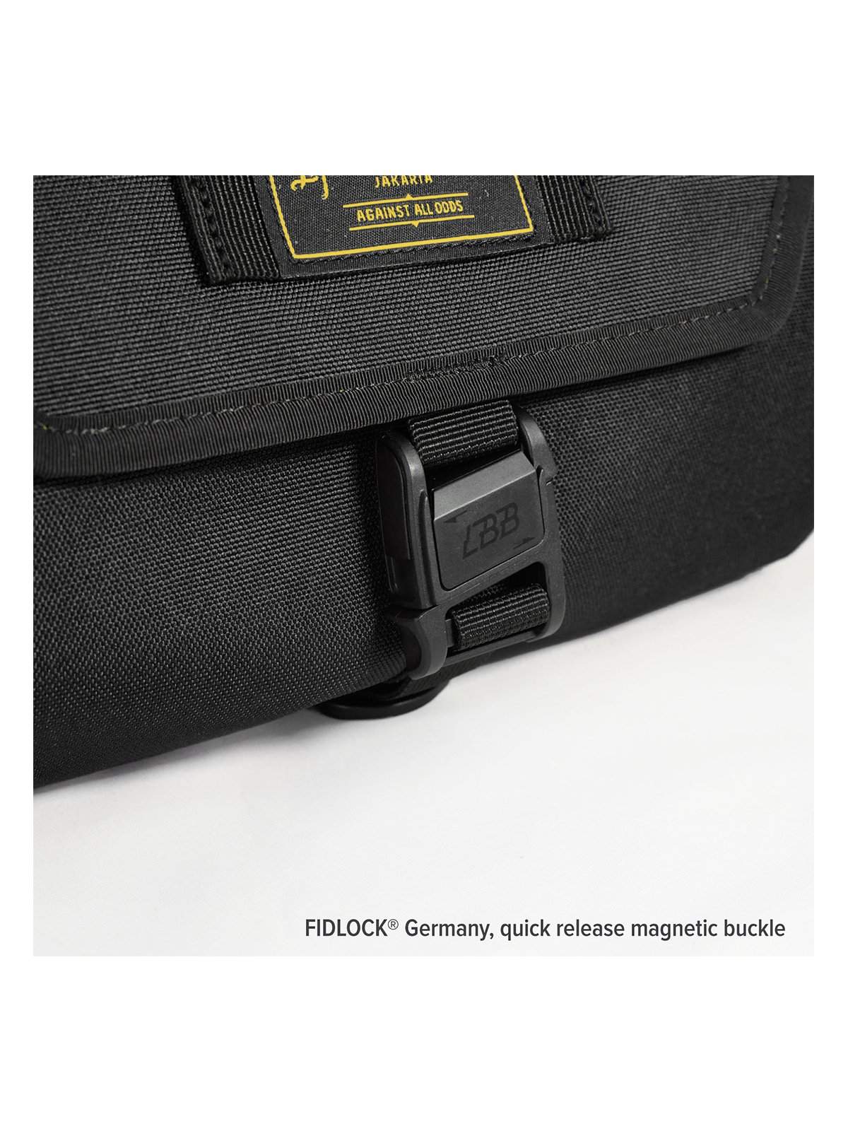 Life Behind Bars The Slingshot 9L Sling Bag Black - MORE by Morello Indonesia
