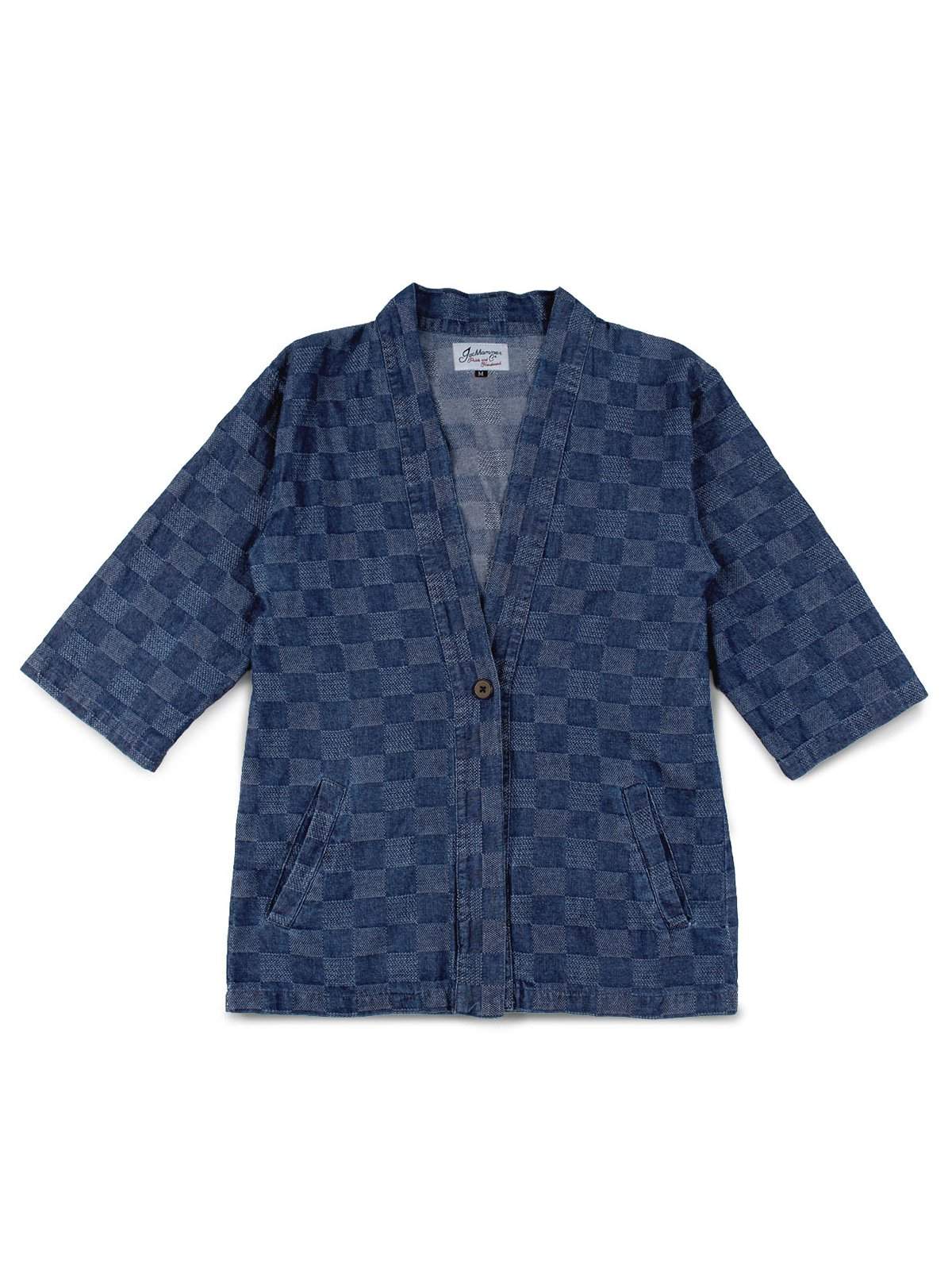 Jackhammer Denim Noragi Checkered Navy - MORE by Morello Indonesia
