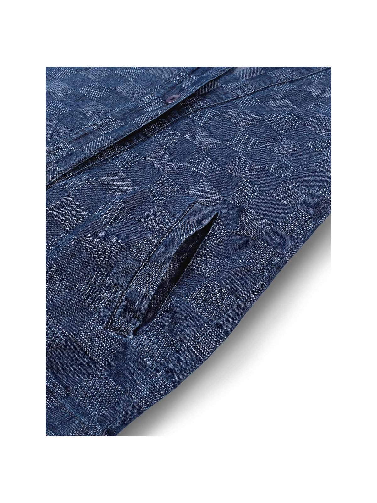 Jackhammer Denim Noragi Checkered Navy - MORE by Morello Indonesia