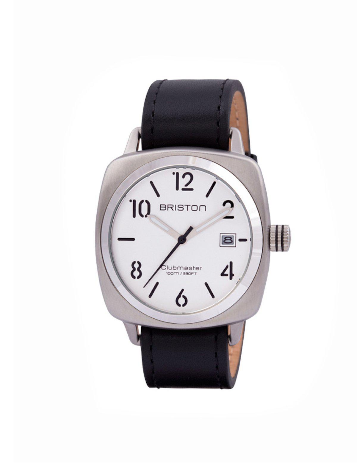 Briston Clubmaster Classic Steel HMS White Matt Dial 40mm - MORE by Morello Indonesia