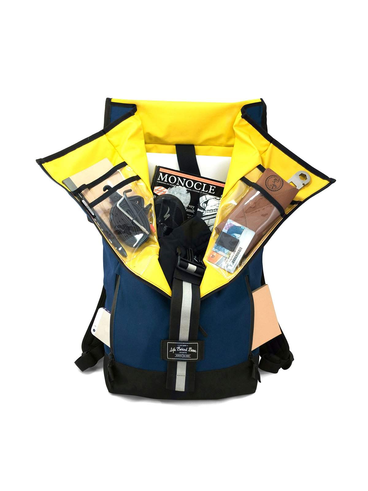 Life Behind Bars The Breakaway 27L Backpack Navy - MORE by Morello Indonesia