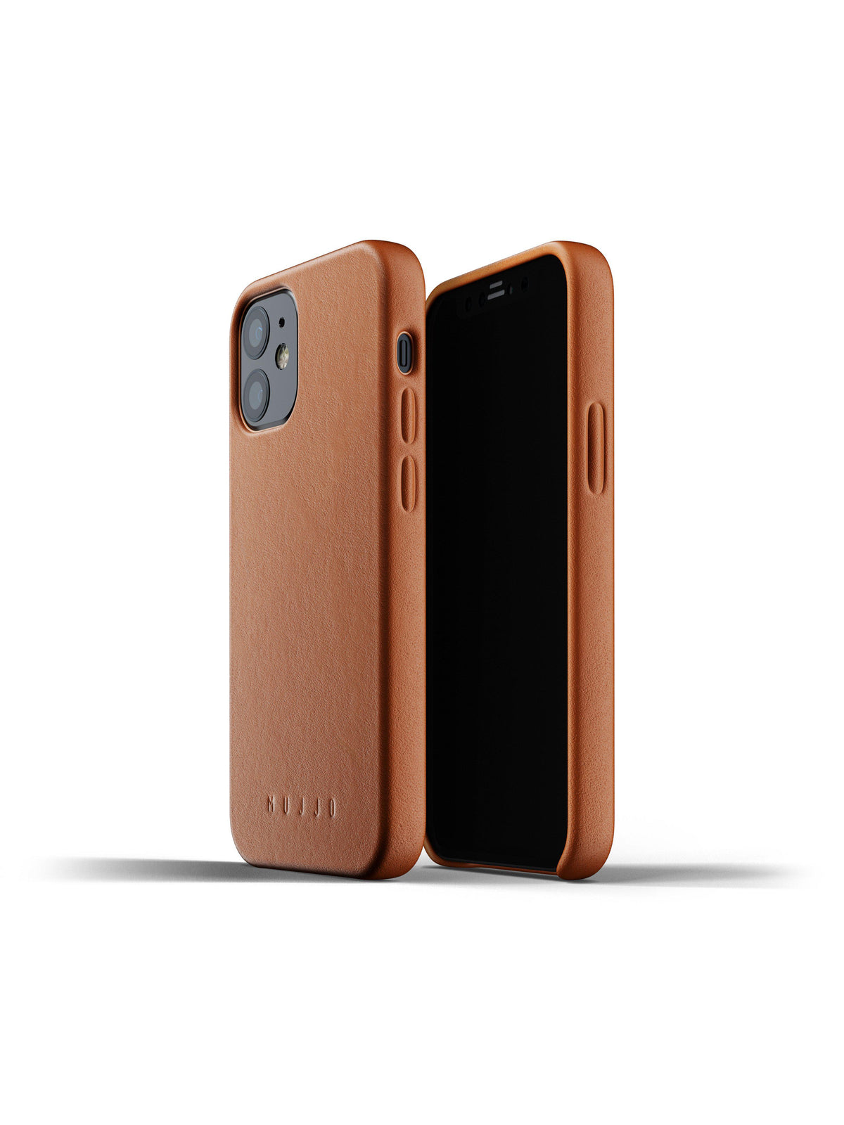 Mujjo Full Leather Case for iPhone 12 Mini Tan