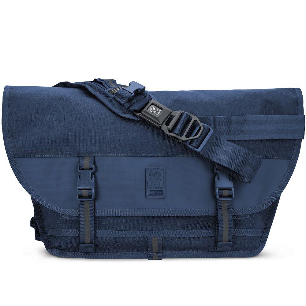Chrome メッセンジャーバッグ ネイビー/ブルー Chrome Industries Citizen Messenger Bag Navy Blue Tonal - MORE by