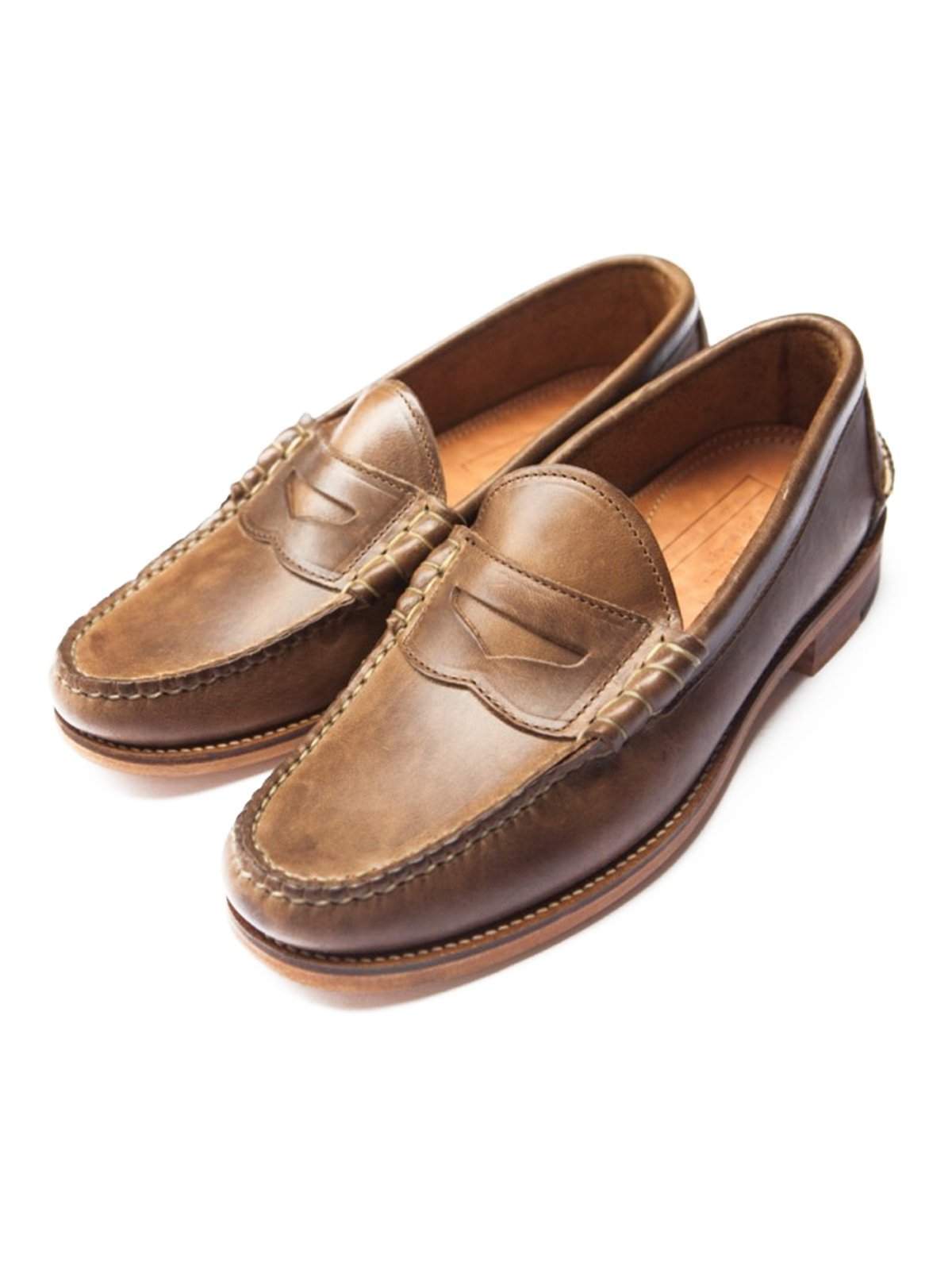 Oakstreet Bootmakers Natural Beefroll Penny Loafer - MORE by Morello Indonesia