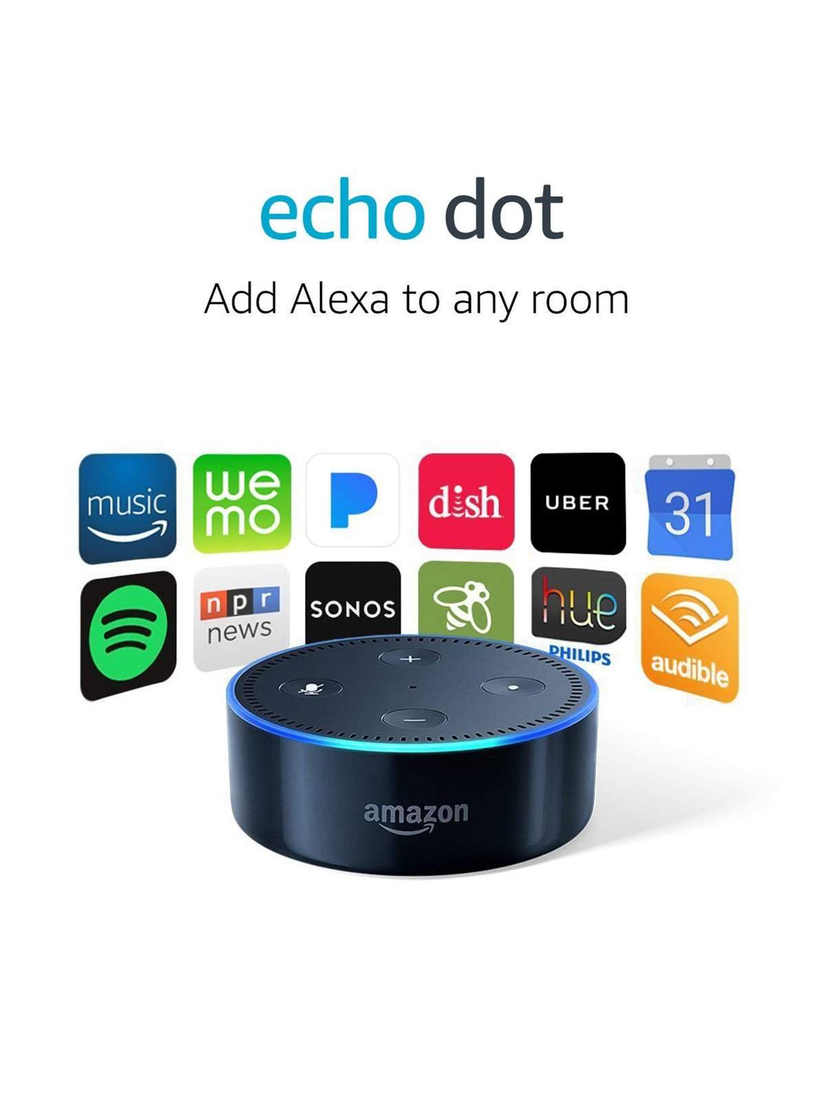Amazon Echo Dot 2nd Generation Smart Speaker - MORE by Morello Indonesia