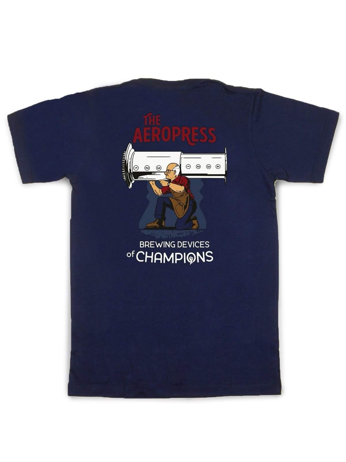 Jackhammer Aeropress Champions Tee Navy - MORE by Morello Indonesia