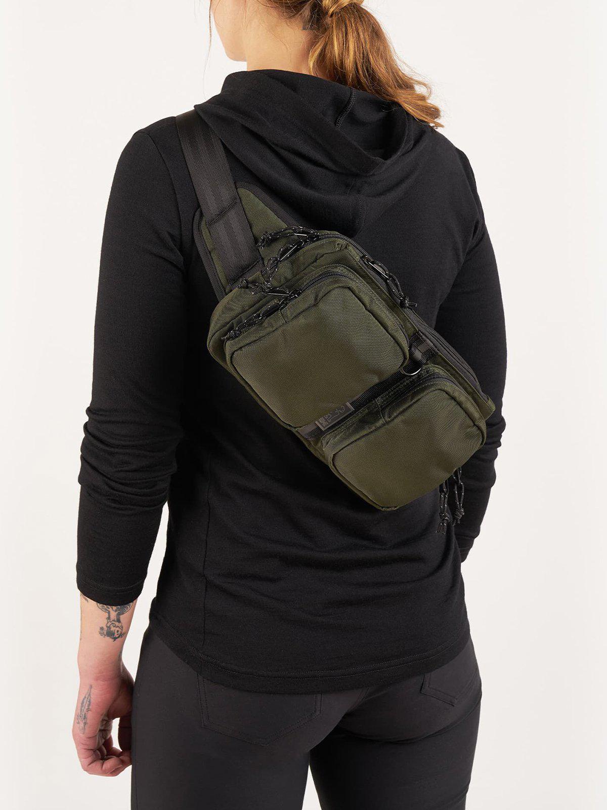 Chrome Industries MXD Notch Sling Bag Olive Ballistic - MORE by Morello Indonesia