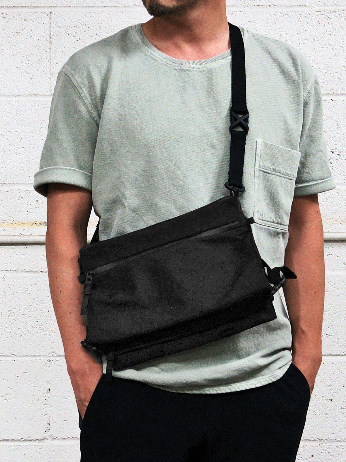 Code Of Bell ANNEX Liner Sacoche Sling Bag Pitch Black - MORE by Morello Indonesia