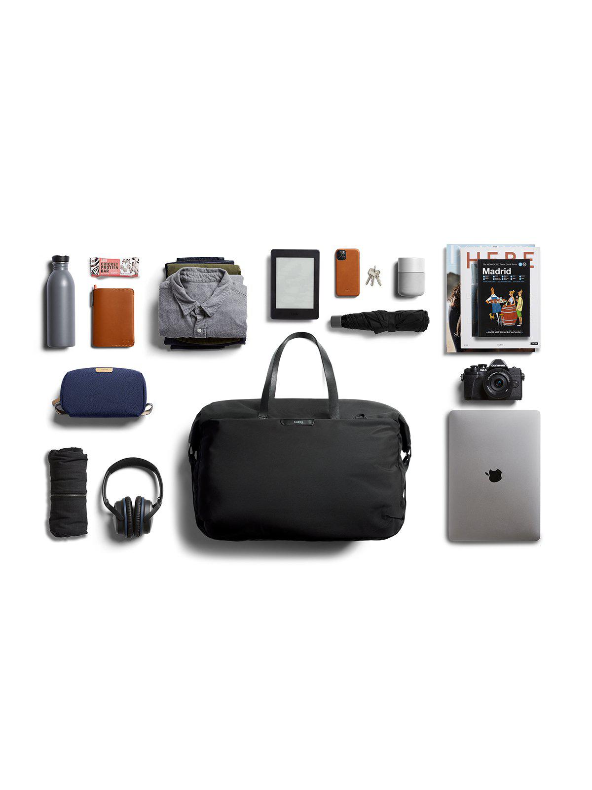 Bellroy Weekender Plus Black 45L - MORE by Morello Indonesia