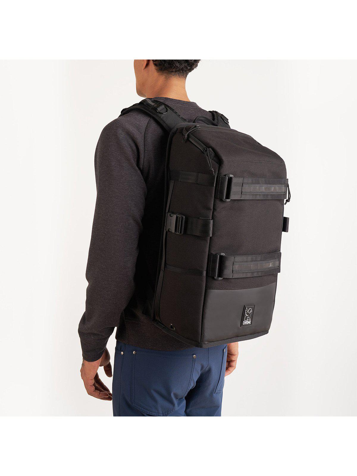 chrome backpack unisex niko 26l Chrome Industries Niko Camera Backpack Black