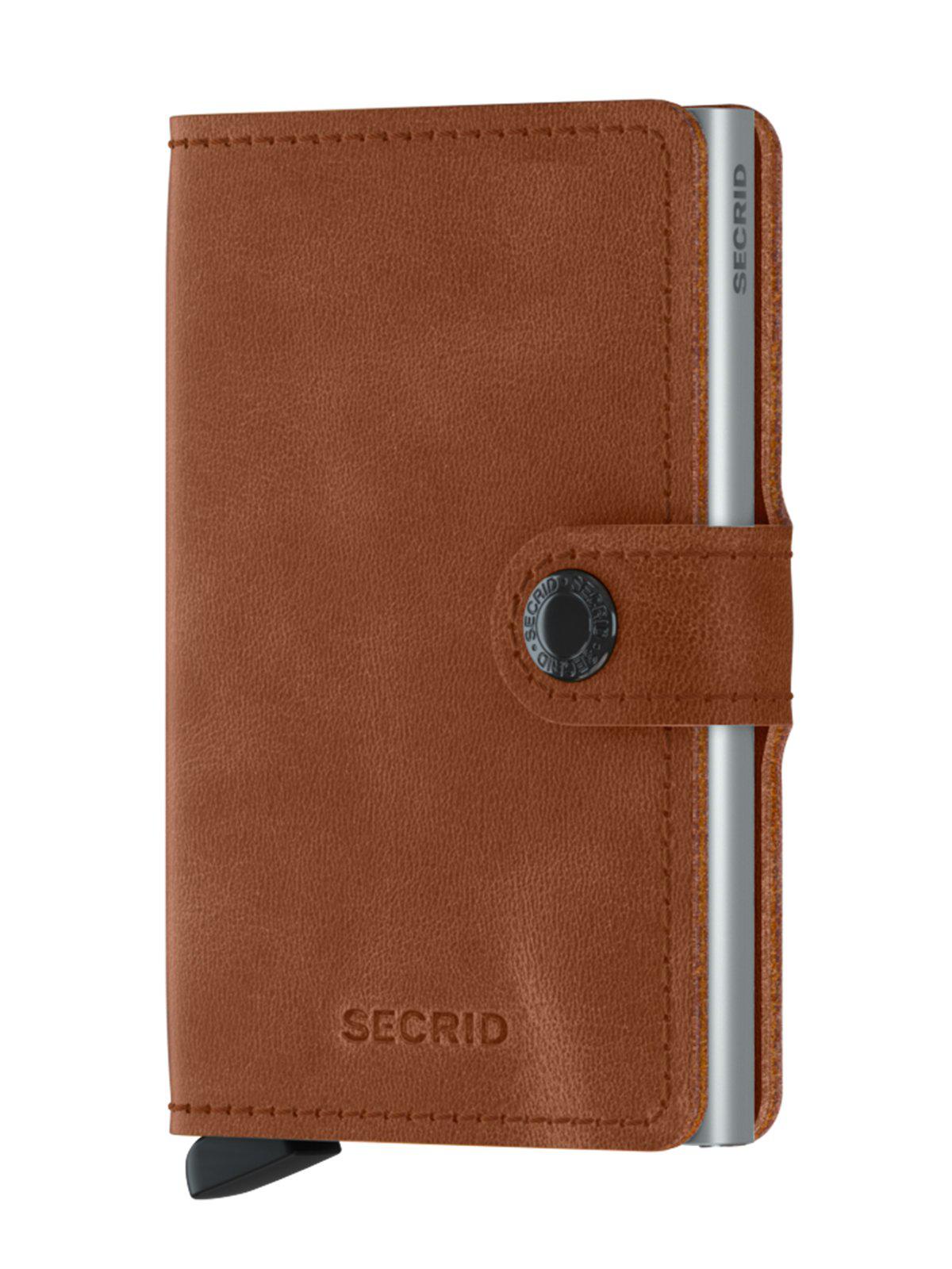 Secrid Miniwallet Vintage Cognac Silver