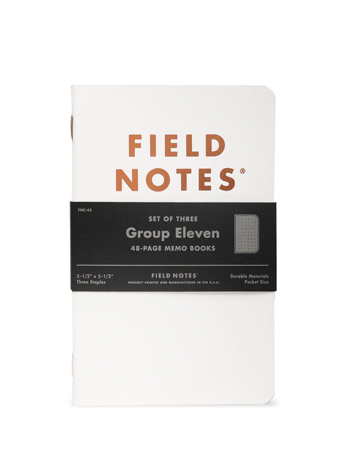 Field Notes Group Eleven 3 Pack Dot Graph Paper - MORE by Morello Indonesia