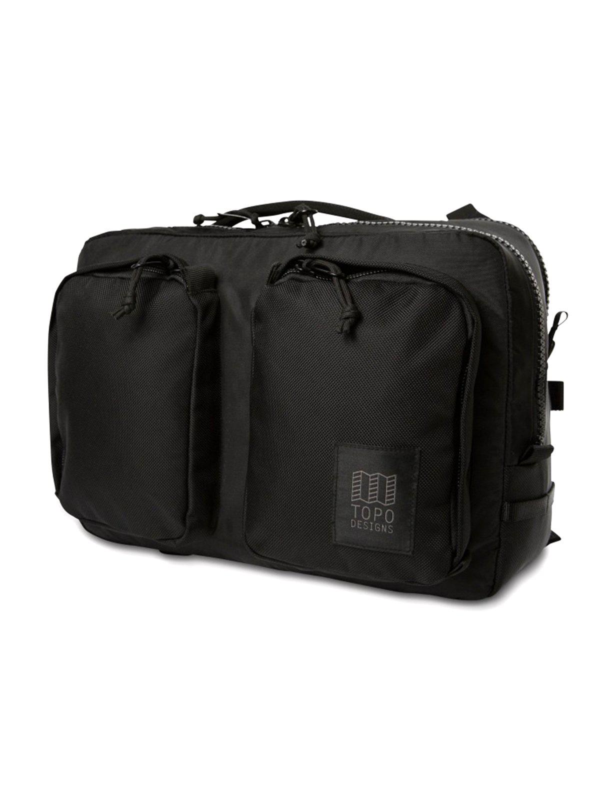 Topo Designs Global Briefcase Black Ballistic