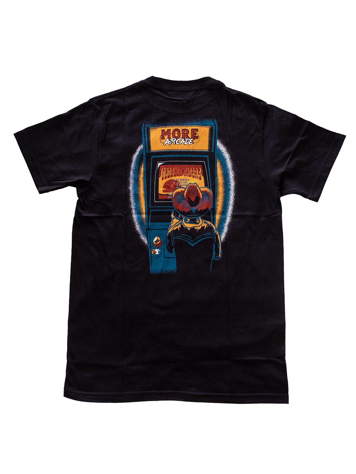 Oldblue Co. x MORE by Morello Tee The Arcade Riders Black - MORE by Morello Indonesia