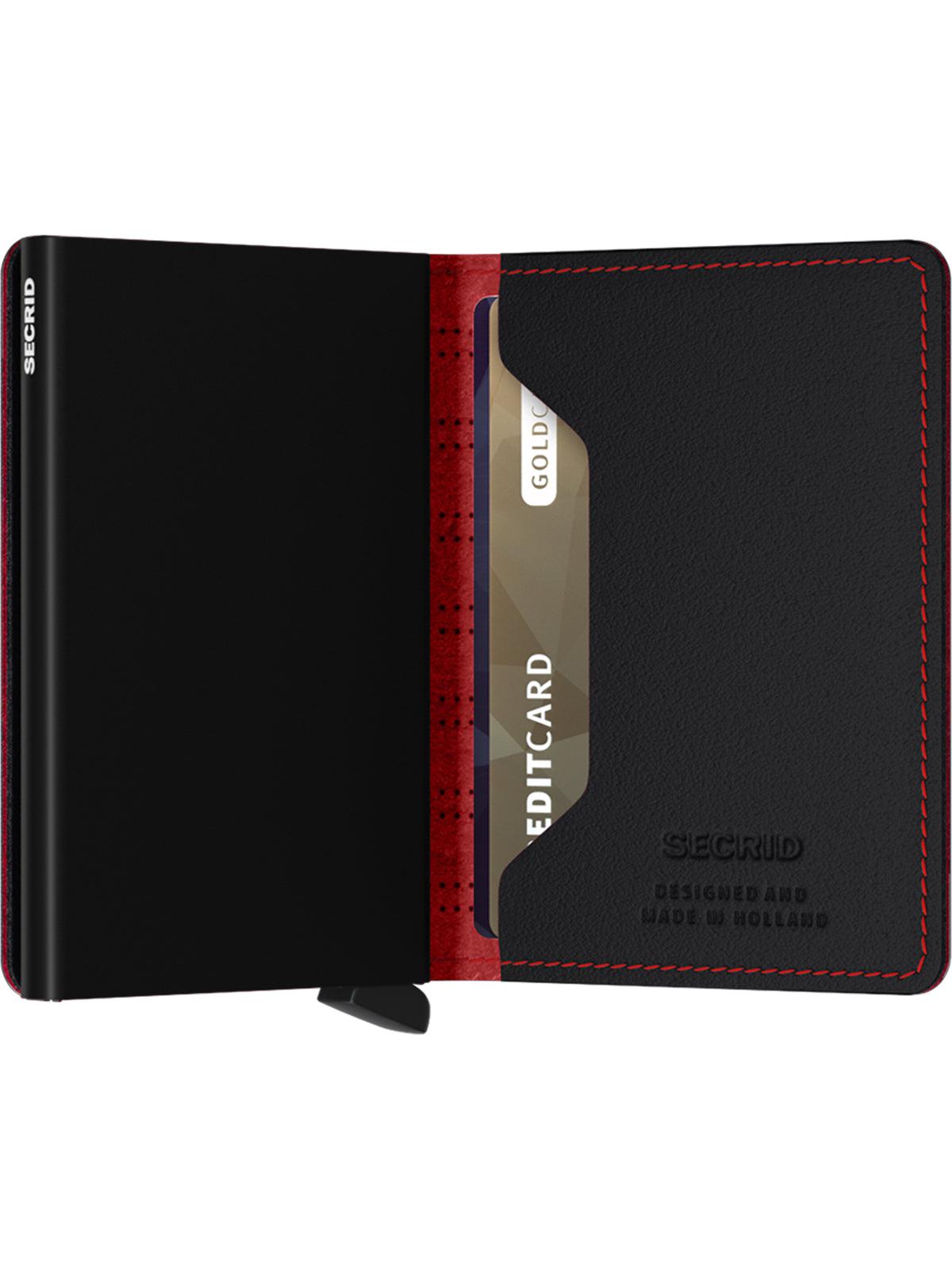 Secrid Slimwallet Fuel Black Red